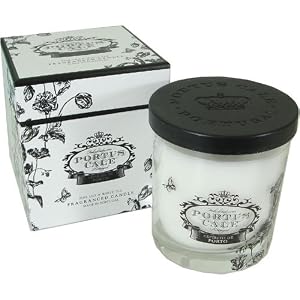 Pink Lily and White Tea Portus Cale Castelbel Boxed Transferware Glass Jar Candle