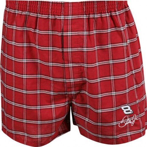 Buy Dale Earnhardt Jr. Kickin' Back Plaid Boxer Shorts