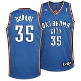 adidas Oklahoma City Thunder #35 Kevin Durant White Swingman Basketball Jersey