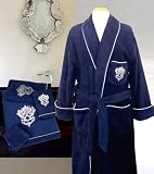 Italian made Terry, Egyptian Cotton, Fine quality classically tailored Bathrobe & Towels, Roma by Armani International