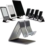 dzdock One (Silver) Stand for iPad, nook, Kindle, iPhone, and other smartphones. Aluminum. Made in USA.