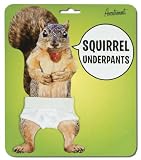 Genuine Squirrel Underpants. 9" Waist White Cotton Jockey-Type Drawers with an Elastic Waist