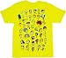 The Simpsons Character Faces Yellow T-Shirt Tee