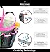 Premium Plus Quality Fashion Shower Tote Caddy Bag - Large 7 Pocket Caddy - With QuickDry Tech and Mold and Mildew Resistant Protection - Perfect Gift