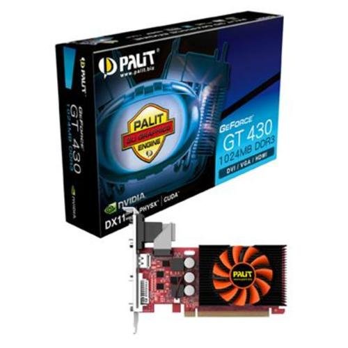 Palit GF GT 430 Grafikkarte (PCI-e, 1024MB GDDR3 Speicher, VGA, DVI, HDMI, 1 GPU) Preisvergleich