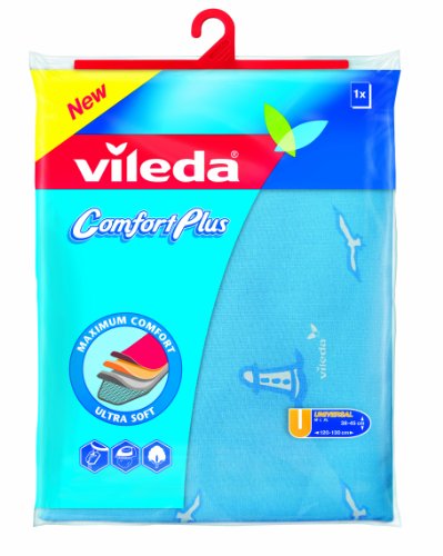 Vileda 1000920 Bügeltischbezug ComfortPlus Viva Express, Universale Paßform für Bügeloberflächen von 38-45cm Breite und 120-130cm Länge Vileda 1000920 Bügeltischbezug ComfortPlus Viva Express, Universale Paßform für Bügeloberflächen von 38-45cm Breite und 120-130cm Länge