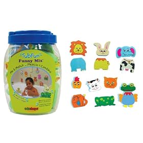 Edushape Funny Mix Animals in a Jar Creative Bath Toy