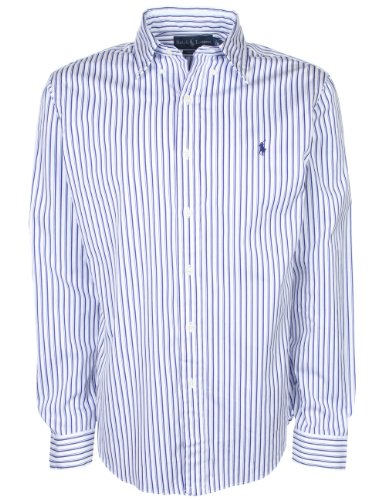 Ralph Lauren Hemd Herren Blassblau/Weiß gestreift