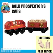 Gold Prospector's Cars with Free Track from Thomas the Tank Engine and Friends Wooden Railway Train System