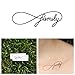 Tattify Family Temporary Tattoo - Roots (Set of 2) - Other Styles Available - Fashionable Temporary Tattoos