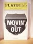 Movin' Out - Playbill, Richard Rodgers Theatre, New York
