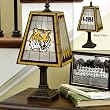 LSU - Art Glass Table Lamp (14in)