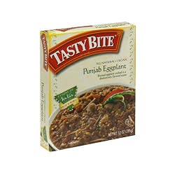 Tasty Bite Punjab Eggplant Entree, Heat & Eat, 10-Ounce Boxes (Pack of 12)