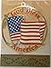 God Bless America USA US United States Flag Christmas Ornament Xmas Ornament or Window Decor Decoration Hanging Great for Patriotic and Military Supporters Tribute to The Troops