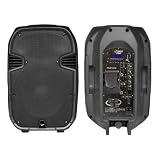 PylePro PPHP127AI 12-Inch 1200 Watt Powered 2 Way Full Range PA Speaker with Built-In iPod Dock USB SD and Remote control