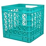 IMAGE OF Jumbo Stacking Crates - Milk Crates SCB-SQ Peacock (110185)* 2 Pieces