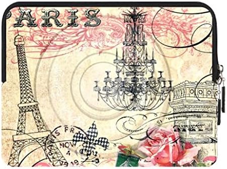 Eiffel Tower Theme Neoprene Protective Sleeve Tablet Sleeve for Apple iPad1/2/3/4 with Zipper