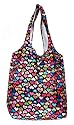 Trendy Sturdy Shopping Tote Bag - Color Hearts Pattern