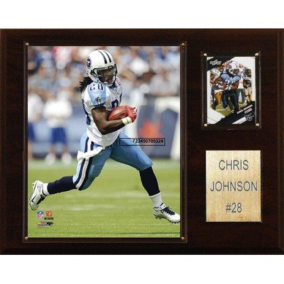 NFL Tennessee Titans Chris Johnson Player Plaque