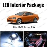 Acura RSX White Interior LED Package (6 Pieces)
