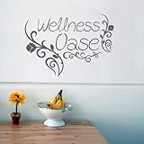 Produkt-Bild: WandGedanken &reg; Wandaufkleber Wellness Oase braun 69x94 cm