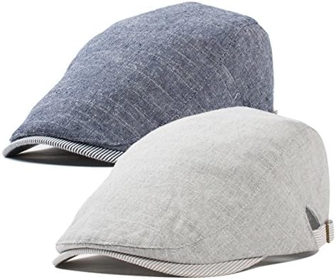 Men's Cotton Flat Cap Ivy Gatsby Newsboy Hunting Hat