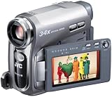 JVC GRD796 MiniDV Camcorder with 34x Optical Zoom (Extra Battery Included)