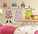 RoomMates RMK1389SLG Dress Up Peel & Stick Wall Decal MegaPack