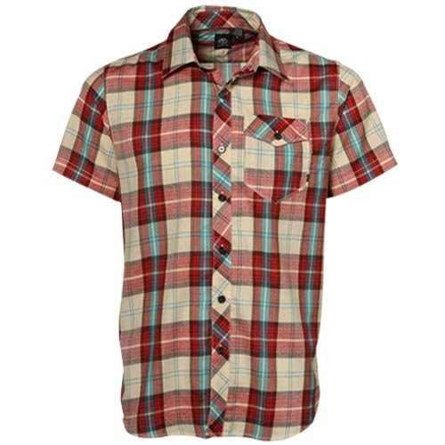 Element Kenton Stone Plaid Button-Up Shirt