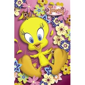 Tweety Bird (Flower Power) TV Poster Print - 24" X 36"