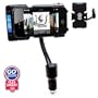 GOgroove FlexSMART Advanced Car Mount System with NEW Signal Intensifying FM Transmitter and USB Charging Port for Apple iPhone 3 , 3gs , 4 , 4s / iPod Touch , Classic