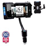 GOgroove FlexSMART Advanced Car Mount System with NEW Signal Intensifying FM Transmitter and USB Charging Port for Apple iPhone 3 , 3gs , 4 , 4s / iPod Touch , Classic