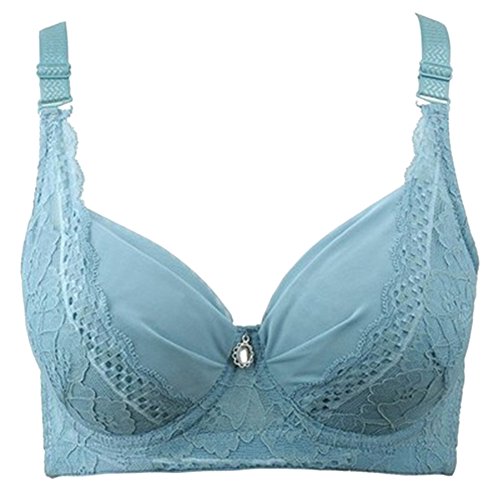 PanDaDa Women's Lace Push Up Bra Underwire Brassiere 34 36 38 40 42 Cup Size C