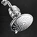 HOTEL SPA - Shower Head High Pressure with Shower Filter - 6 Inch Rain Shower Head - Multi-Blend, Showerhead Filter for Hard Water, 6 Setting, Ultra-Luxury, Showerspa (Chrome)
