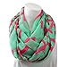 Pop Fashion Patterned Cross Print Infinity Scarf - Women's Summer Scarf