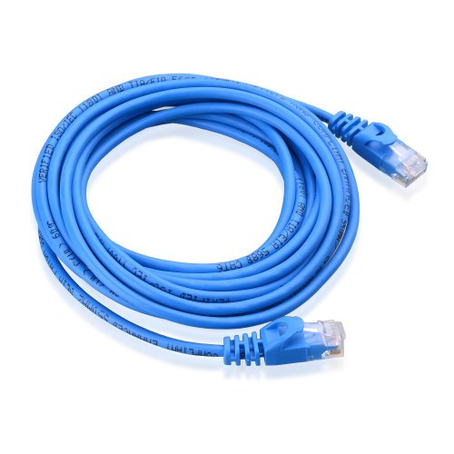 Cable Matters 5-Pack, Cat6 Snagless Ethernet Patch Cable in Blue 14 Feet - Ultra Slim Series