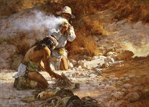 Howard Terpning - The Apache Fire Makers