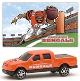 Cincinnati Bengals 2007 Upper Deck Collectibles NFL Ford F-150 Pickup Truck with Sticker