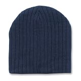 51EezCiviLL. SL160  New Plain Short Cable Beanies , Navy