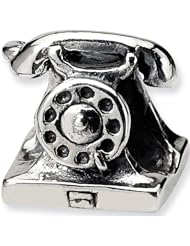Reflection Beads Silver Telephone Home Bead