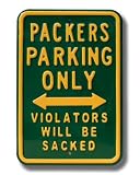 Green Bay Packers NFL Authentic Parking Sign