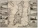 2.75 inch x 2 inch (7.5 x 5cm) Acrylic Fridge Magnet Wenceslaus Hollar - Isle of Man (State 2)