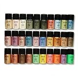 NYX Loose Pearl Glitter Powder Eyeshadow Pigment 30 Colors with a Free Eye Shadow Brush