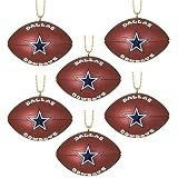 SC Sports Dallas Cowboys Resin Football Onaments - Set of 6