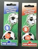 Eigenschaften Banana GmbH Hurra wir können sprechen / Sprechender Fussball Schlüsselanhänger