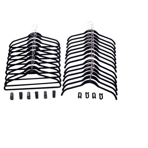 Joy Mangano 34-pc. Huggable Hangers® Combo Pack – Black