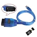 OBD2 OBD II USB Diagnostic Cable For KKL409.1 VAG-COM 409 PLUS AGPtek USB 2.0 All-in-one Card Reader
