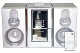 Curtis RCD725 CD Micro Music System with AM/FM Radio and Cassette Recorder and Remote, 7 Color Backlit Display