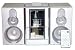 Curtis RCD725 CD Micro Music System with AM/FM Radio and Cassette Recorder and Remote, 7 Color Backlit Display