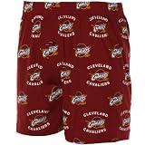 NCAA Cleveland Cavaliers Wine Maverick Boxer Shorts (Small)